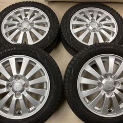 11月末まで送料込み!!ダイハツ純正 4.5J 14インチ IS45 4/100◆155/65R14 付◆ムーヴ タント ミラ アトレー ココア