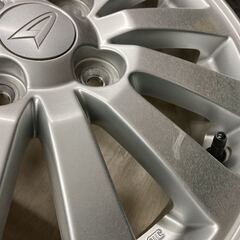 11月末まで送料込み!!ダイハツ純正 4.5J 14インチ IS45 4/100◆155/65R14 付◆ムーヴ タント ミラ アトレー ココア