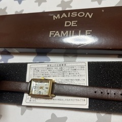 【新品】MAISON DE FAMILLE Paris 腕時計