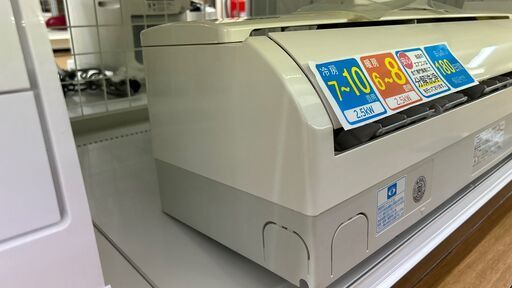 ★期間限定SALE★標準工事費込み★ SHARP ルームエアコン AY-H25TD 2.5kw 18年製 室内機分解洗浄済み TK1018