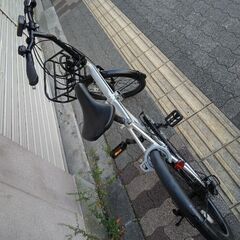 AMOUR[アモール]20吋 折り畳み自転車 アルミ/外装6段/シルバー