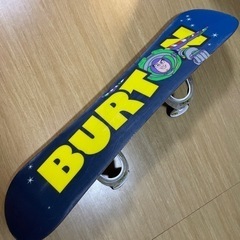 【中古雪板屋　ESAKU】スノーボードセット　お子様用　BURTON　チョッパー115cm　バートンバインセット　トイストーリーコラボ