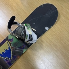 【中古雪板屋　ESAKU】スノーボードセット　お子様用　BURTON　チョッパー115cm　バートンバインセット　トイストーリーコラボ