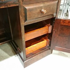 北海道民芸｜樺無垢材｜片袖机