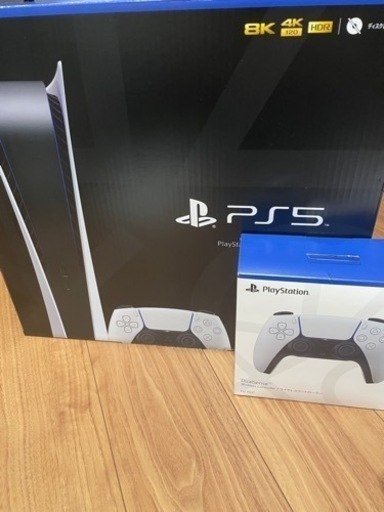 PS5 デジタルエディション　修理後未使用品コントローラ付き