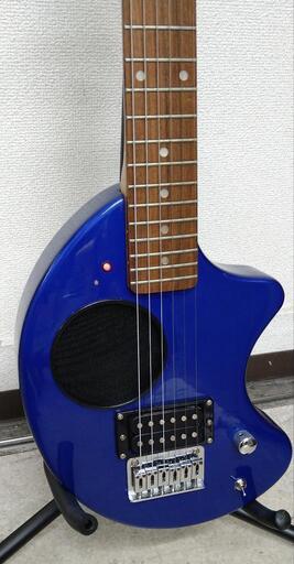 フェルナンデス　FERNANDES　アンプ内蔵エレキギター　ZO-3   ブルー　各種音出し確認済　弦交換済　専用ソフトケース付き フェルナンデス FERNANDES アンプ内蔵エレキギター ZO-3 ブルー 各種音