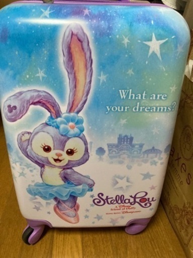 最終値下げ香港ディズニーステラルースーツケース　美品