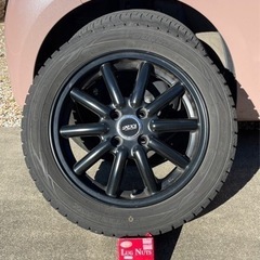 スタッドレスタイヤ　DUNLOP 15インチ 4本セット（ホイー...