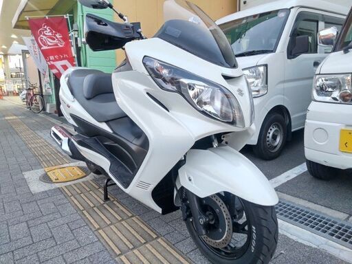 月末まで限定価格！スカイウェイブ２５０　タイプＭ　後期型７段変速・グリップヒーター・ナックルガード付き