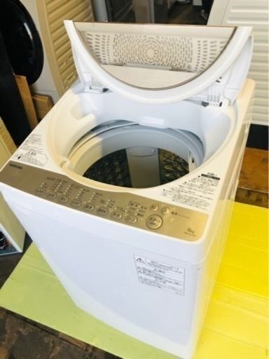 福岡市内配送設置無料　AW-6G3-W 全自動洗濯機 グランホワイト [洗濯6.0kg /乾燥機能無 /上開き]