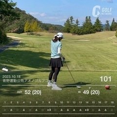 平日ゴルフ女子⚠️