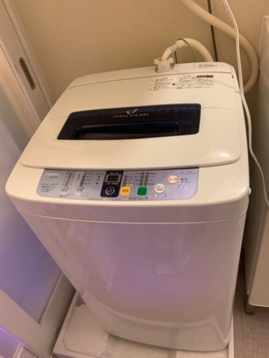 ハイアール 4.2kg 全自動洗濯機 ホワイトHaier