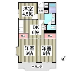 ✨『3DK』狭山市新狭山✨初期費用抑えたい方必見‼️😳✨8万円で...