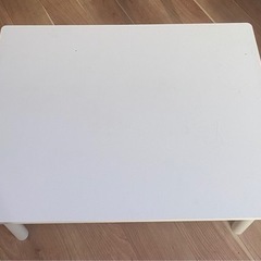 ニトリ ローテーブル ホワイト 組立式 差し上げます。