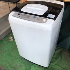 昨日まで使ってた洗濯機です。