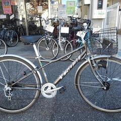 中古自転車２８１７　クロスバイク　７００×３５C　６段ギヤ　オートライト 中古自転車2817 クロスバイク 700×35C 6段ギヤ オートライト