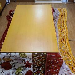 【引き取りのみ】こたつテーブル(80×120)+布団+毛布セット
