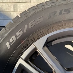 195/65 R15 PCD108 スタッドレス　ホイールセット