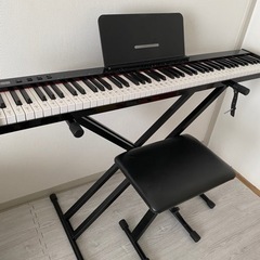 ニコマク 電子ピアノ88鍵盤 スタンド、椅子セット