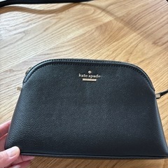 Kate spade 黒　ショルダーバック　訳あり