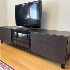 【ネット決済】IKEA テレビボード　ダークブラウン　幅180cm