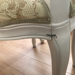 ロココ調　ダイニングテーブル　猫足　猫脚　4脚