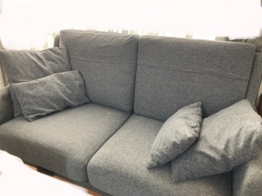 美品 IKEA イケア ソファ オムテンクサム (いう) 草加のソファ《2人  