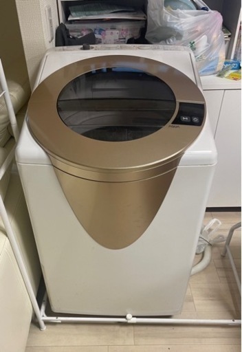 AQUA 全自動洗濯機 8kg 風乾燥 アクア