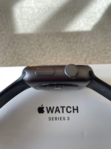 限定値下げ　Apple Watch Series 3 GPSモデル 42mm スペースグレイアルミニウムケースとブラックスポーツバンド