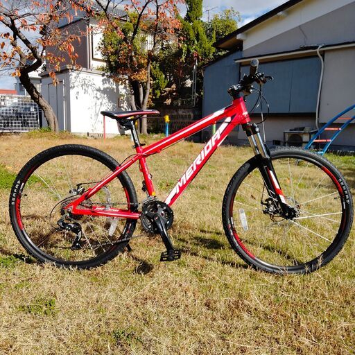 チェーン他新品交換済!  ディスクブレーキ搭載! MERIDA MATTS 6.15-MD サイズ37cm