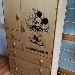 【売り切り希望】ミッキーマウスのタンス