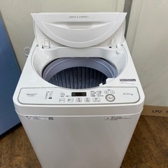 I519 🌈 ジモティー限定価格！ 2020年製♪ SHARP 洗濯機 （6.0㎏） ⭐ 動作確認済 ⭐ クリーニング済