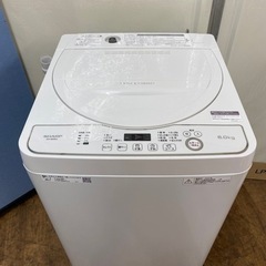 I519 🌈 ジモティー限定価格！ 2020年製♪ SHARP 洗濯機 （6.0㎏） ⭐ 動作確認済 ⭐ クリーニング済