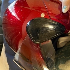 ヘルメット 赤 125cc以外用