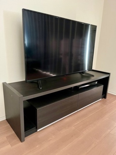 テレビボード　ダークブラウン