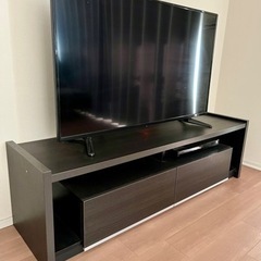 テレビボード　ダークブラウン