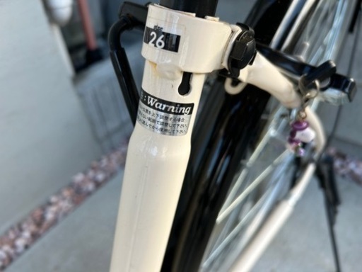 中古　クリーム Cream City  自転車　6段変速  26インチ