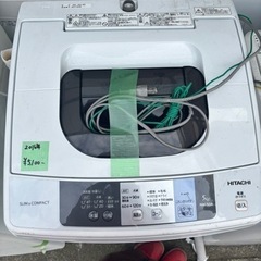 HITACHI 洗濯機  2016年製