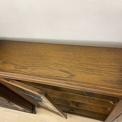 1930年代　イギリスアンティーク　キャビネット　神戸家具　ディスプレイ　本棚