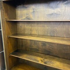 1930年代　イギリスアンティーク　キャビネット　神戸家具　ディスプレイ　本棚