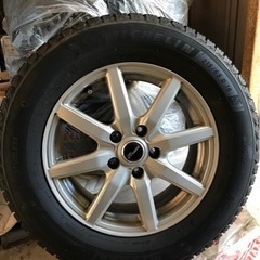 スタッドレスタイヤ 215/65 R16 アルミホイール 5穴 ミシュラン 