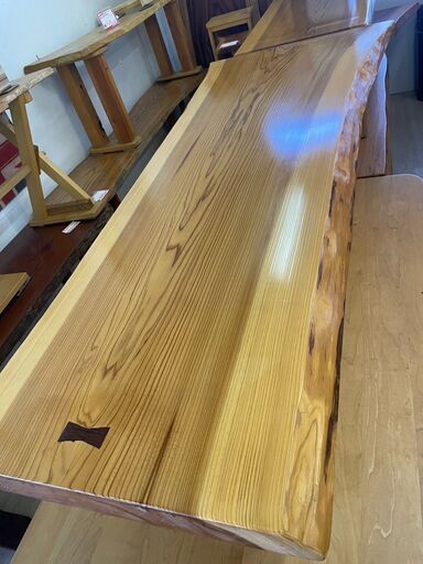 一枚板　180　杉　スギ　テーブル　センターテーブル　座卓　木製　応接台