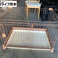 犬用ゲージ　サークル　お掃除簡単　ブラウン(BR)　ケージ