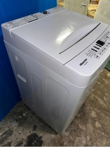 2021年 ハイセンス洗濯機4.5kg(配送、設置)無料❗️