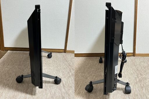 フランス キャンパ ベルリス 遠赤外線パネルヒーター ブラック