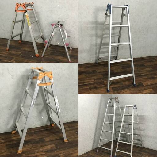 脚立1脚￥1500～ アルミ脚立現場に大工道具工具 2尺～７尺まで