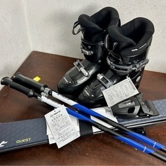 お引取り限定 未使用品 Hart ハート QUEST STD RC メンズスキー4点セット 板150cm ブーツ26.5cm