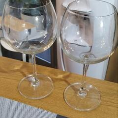 【無料】ワイングラス2個