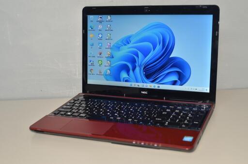 中古良品ノートパソコン Windows11+office 爆速SSD256GB NEC LS150/R Celeron-1005M/メモリ4GB/15.6インチ/DVDマルチ/WEBカメラ/HDMI/無線