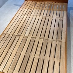 木製ベッド（簡単組立）セミダブル